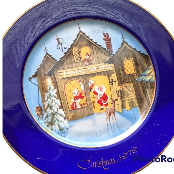 Vintage Brian Day, Christmas 1979 Limited Edition plate Collectors with Box - Picture 4 of 7